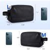 image:imageBAGSMART Travel Toiletry Bag for Men Dopp Kit Water Resistant Shaving Bag for Toiletries Accessories BlackMediumBlack