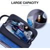 image:imageBAGSMART Travel Toiletry Bag for Men Dopp Kit Water Resistant Shaving Bag for Toiletries Accessories BlackMediumNavy