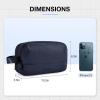 image:imageBAGSMART Travel Toiletry Bag for Men Dopp Kit Water Resistant Shaving Bag for Toiletries Accessories BlackMediumNavy