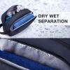 image:imageBAGSMART Travel Toiletry Bag for Men Dopp Kit Water Resistant Shaving Bag for Toiletries Accessories BlackMediumNavy