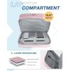 image:imageBAGSMART Weekender Bags for Women Travel Duffle Overnight Bag Personal Item Bag with Shoe Bag for Travel EssentialsBaby Pink