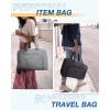 image:imageBAGSMART Weekender Bags for Women Travel Duffle Overnight Bag Personal Item Bag with Shoe Bag for Travel EssentialsBaby Pink