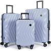image:imageBAGSMART Carry On Luggage 22x14x9 Airline Approved PC Hardside Suitcase 20 Inch Carryon with Spinner Wheels Travel Luggage Lightweight Rolling Suitcases for Men Women Purple01 Lilac Purple