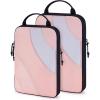 image:imageBAGSMART Compression Packing Cubes 6 Set4 Set2 Set Travel Packing Cubes for Carry on Suitcases Compression Suitcase Organizers Bag Set amp Travel Cubes for Luggage Lightweight Packing OrganizersBaby Pink2 Set