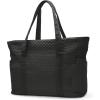 image:imageBAGSMART Crush Tote Bag for Women 20L Puffer Work Tote with Zipper Travel Essentials Quilted Nurse Hospital BagBlack