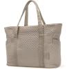 image:imageBAGSMART Crush Tote Bag for Women 20L Puffer Work Tote with Zipper Travel Essentials Quilted Nurse Hospital BagGrayish Brown