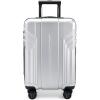 image:imageBAGSMART Expandable Carry On Luggage 22x14x9 Airline Approved 1OO PC Lightweight Hard Shell Suitcase 20 Inch Travel Luggage with Spinner Wheels Waterproof Rolling Suitcase BlackSliver