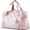 image:imageBAGSMART Gym Bag for Women Carry on Weekender Overnight Bag Travel Duffel Bags with Trolley Sleeve Personal Item Travel Bag Tote Bag Workout Dance BagPinkMediumPink