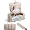 image:imageBAGSMART Hair Tool Organizer Travel Bag Compatible with Dyson AirwrapShark Hair Dryer Wideopen Dyson Case with Heat Resistant Mat Metal Hanging Hook for Long Barrel Straighteners Curling IronBrown