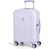 image:imageBAGSMART Hardside Expandable Luggage With Spinner Wheels PC Lightweight CarryOn Luggage Airline Approved With TSA Lock Durable Women Travel Suitcase Carry On 20 Inch BeigePurple