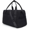 image:imageBAGSMART Large Gym Bag with Yoga Mat Buckle Weekender Overnight Bag for Women Travel Duffle Bag for Travel Essentials Carry On Tote Bag Hospital Bag for Labor and DeliveryBlack