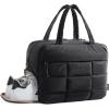 image:imageBAGSMART Small Gym Bag for Women 23L Carry on Travel Duffel Bag Waterresistant Weekender with Shoe Compartment Classic