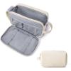 image:imageBAGSMART Toiletry Bag for Men Travel Toiletry Organizer Dopp Kit Waterresistant Shaving Bag for Toiletries Accessories Door Room EssentialsBlackbasicBeige