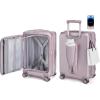 image:imageBAGSMART Top Opening Carry On Luggage 22x14x9 Airline Approved with TSA Lock Expandable 20 Inch Deep Compartment Hard Shell Suitcases with Double Spinner Wheels BluePurple
