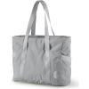 image:imageBAGSMART Tote Bag for Women Tote Bag with Zipper Work Tote with Compartments Nurse Shoulder Hanbag for Travel GymKgreysmall24l
