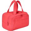 image:imageBAGSMART Travel Toiletry Bag Crush Toiletry Bag for Women Wideopen Puffy Toiletry Bags for Traveling Large Travel Cosmetic Makeup Bag Organizer for AccessoriesToiletrie BluehBright Red