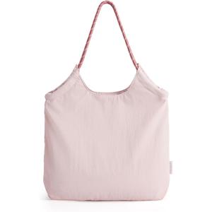 image:imageBAGSMART Beach Bags for Women Beach Tote Bag Beach Bag with Zipper Travel Tote Bag for Women Sandproof Swim Pool Bag  Packable Beach Bag Beach Essentials for Travel Gym 125L Medium Tote Lightweight WaterresistantBaby Pink