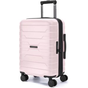 image:imageBAGSMART Carry On Luggage 19 L x14 W x9 H Airline Approved with Spinner Wheels Lightweight 20 Inch Luggage with TSA Lock Expandable Hard Shell Carry On Suitcases for Men Women Royal BluePink