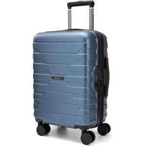 image:imageBAGSMART Carry On Luggage 19 L x14 W x9 H Airline Approved with Spinner Wheels Lightweight 20 Inch Luggage with TSA Lock Expandable Hard Shell Carry On Suitcases for Men Women Royal BlueRoyalblue