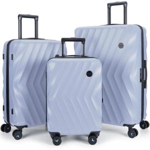image:imageBAGSMART Carry On Luggage 22x14x9 Airline Approved PC Hardside Suitcase 20 Inch Carryon with Spinner Wheels Travel Luggage Lightweight Rolling Suitcases for Men Women Purple01 Lilac Purple