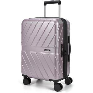 image:imageBAGSMART Expandable Carry On Luggage 22x14x9 Airline Approved 1OO PC Lightweight Hard Shell Suitcase 20 Inch Travel Luggage with Spinner Wheels Waterproof Rolling Suitcase BlackRose Purple