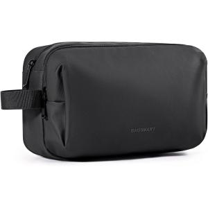 image:imageBAGSMART Toiletry Bag for Men Travel Toiletry Organizer Dopp Kit Waterresistant Shaving Bag for Toiletries Accessories Door Room EssentialsBlackbasicBlackbasic