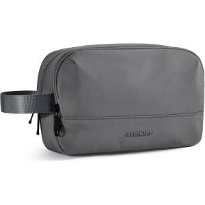 image:imageBAGSMART Travel Toiletry Bag for Men Dopp Kit Water Resistant Shaving Bag for Toiletries Accessories BlackMediumGrey