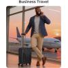 image:imageBAGSMART Carry On Luggage 22x14x9 Airline Approved Lightweight luggage with Spinner Wheels 20 Inch Expandable Hardside Carry On Suitcase with TSA Lock Rolling Travel suitcase CarryOn Dark BluePink Lavender
