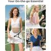 image:imageBAGSMART Fanny Packs for Women Two Way Zipper Belt Bag with Adjustable Strap Puffy Fashion Waist Packs for Traveling Workout BrownBrown