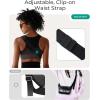 image:imageBAGSMART Fanny Packs for Women with Two Ways to Install the Adjustable Strap Lightweight Crossbody Belt Bag for Traveling WorkoutBlack