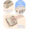 image:imageBAGSMART Keep Shape Packing Cubes 7 Set for Travel Lightweight Cubes Suitcase Organizer Bags Set for Essentials01White Opal