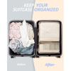 image:imageBAGSMART Keep Shape Packing Cubes 7 Set for Travel Lightweight Cubes Suitcase Organizer Bags Set for Essentials01White Opal