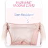 image:imageBAGSMART Keep Shape Packing Cubes 7 Set for Travel Lightweight Cubes Suitcase Organizer Bags Set for Essentials02Baby Pink