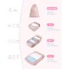 image:imageBAGSMART Keep Shape Packing Cubes 7 Set for Travel Lightweight Cubes Suitcase Organizer Bags Set for Essentials02Baby Pink
