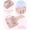 image:imageBAGSMART Keep Shape Packing Cubes 7 Set for Travel Lightweight Cubes Suitcase Organizer Bags Set for Essentials02Baby Pink