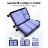 image:imageBAGSMART Keep Shape Packing Cubes for Travel 6 Set Travel Cubes for Packing Lightweight Suitcase Organizer Bags Set for Travel Essentials04Very Peri