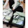 image:imageBAGSMART Keep Shape Packing Cubes for Travel 6 Set Travel Cubes for Packing Lightweight Suitcase Organizer Bags Set for Travel Essentials05Balsam Green