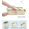 image:imageBAGSMART Keep Shape Packing Cubes for Travel 6 Set Travel Cubes for Packing Lightweight Suitcase Organizer Bags Set for Travel EssentialsCornSilk Yellow