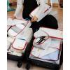 image:imageBAGSMART Keep Shape Packing Cubes for Travel 6 Set Travel Cubes for Packing Lightweight Suitcase Organizer Bags Set for Travel EssentialsMondrian