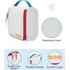 image:imageBAGSMART Keep Shape Packing Cubes for Travel 6 Set Travel Cubes for Packing Lightweight Suitcase Organizer Bags Set for Travel EssentialsMondrian