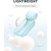 image:imageBAGSMART Keep Shape Packing Cubes for Travel 6 Set Travel Cubes for Packing Lightweight Suitcase Organizer Bags Set for Travel EssentialsSky Blue