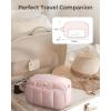image:imageBAGSMART Travel Toiletry Bag for Women Wideopen Makeup Bag Organizer Puffy Make Up Case Large Capacity Cosmetic Organizer for Women for Travel Essentials Toiletries Accessories BottlesBlackBlack