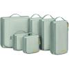 image:imageBAGSMART Keep Shape Packing Cubes for Travel 6 Set Travel Cubes for Packing Lightweight Suitcase Organizer Bags Set for Travel Essentials05Balsam Green