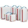 image:imageBAGSMART Keep Shape Packing Cubes for Travel 6 Set Travel Cubes for Packing Lightweight Suitcase Organizer Bags Set for Travel EssentialsMondrian