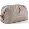 image:imageBAGSMART Makeup Bag Travel Toiletry Bag Cute Make Up Bag Large Capacity Cosmetic Bags for Women Wideopen Makeup Pouch Travel Essentials Toiletries Accessories Brushes PinkCamel