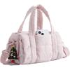 image:imageBAGSMART Reiki Gym Bag for Women MiniMedium Crossbody Bags for Women 5L Dance Bag with Detachable Strap 15L Yoga Mate Bag with Wet amp Dry Pocket MediumBlack5LBaby Pink