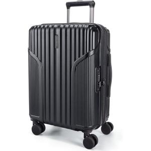 image:imageBAGSMART Carry On Luggage 22x14x9 Airline Approved Lightweight luggage with Spinner Wheels 20 Inch Expandable Hardside Carry On Suitcase with TSA Lock Rolling Travel suitcase CarryOn Dark BlueBlack