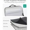 image:imageBAGSMART 15616 inch Laptop Computer Case with StrapShockproof Waterproof Laptop Bag with Sturdy HandleBlack