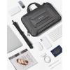 image:imageBAGSMART 15616 inch Laptop Computer Case with StrapShockproof Waterproof Laptop Bag with Sturdy HandleBlack