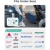 image:imageBAGSMART Carry On Luggage 20 InchSoftside Expandable Suitcase with Spinner Wheels Luggage 22x14x9 Airline Approved Rolling Lightweight Suitcases for Women Men Compact CarryOn BlackUnderseatDark Blue